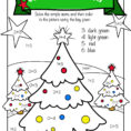 Free Printable Christmas Math Worksheets Pre K 1St Grade