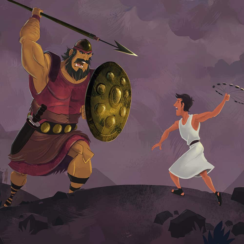Free Printable David And Goliath Bible Activities On Sunday