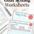 Free Printable Goal Setting Worksheets  Organized 31