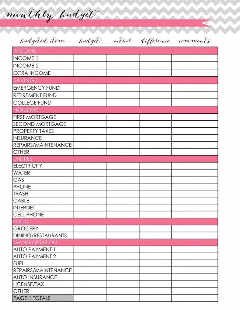 Free Printable Home Organization Worksheets 88 Images In