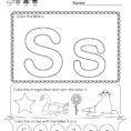 Free Printable Letter Coloring Worksheet For Kindergarten