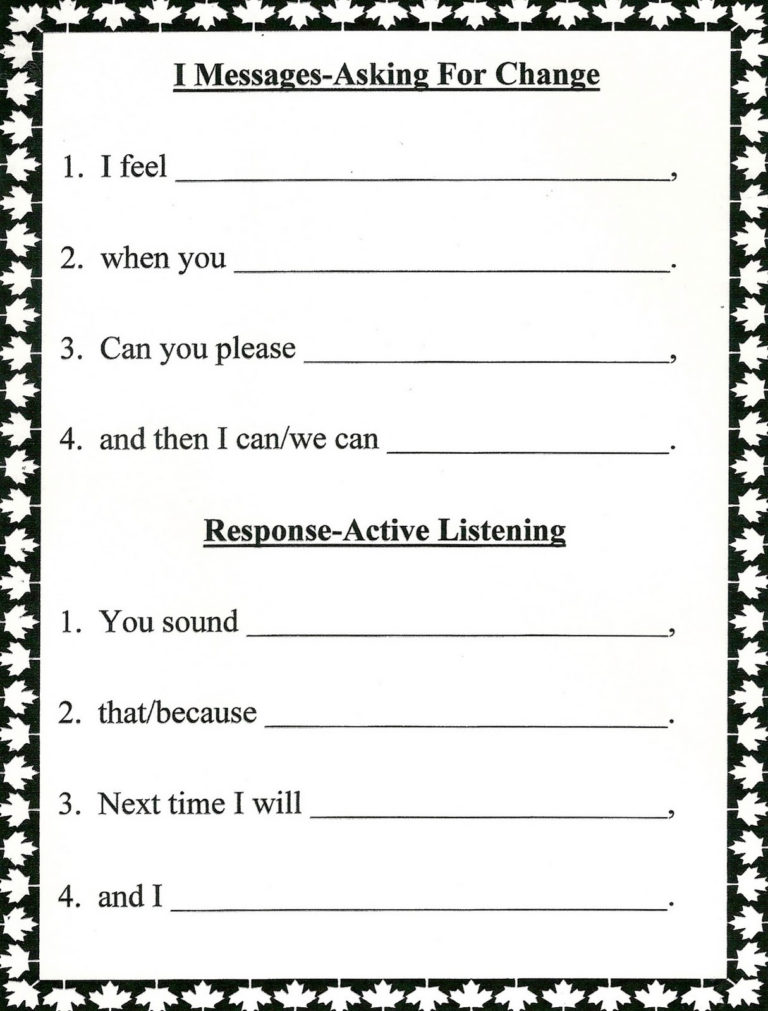 Marriage Worksheets