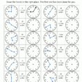 Free Printable Math Worksheets For Telling Time