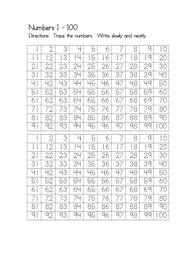 Free Printable Number Tracing And Writing 1 10 Worksheets
