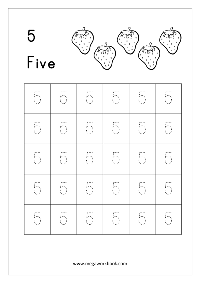 Free Printable Number Tracing And Writing 110 Worksheets