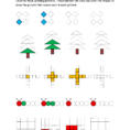 Free Printable Pattern Recognition Worksheets  Color