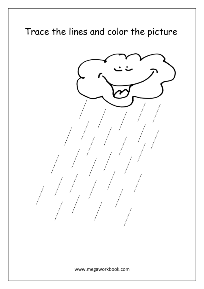 Free Printable Prewriting Tracing Worksheets For