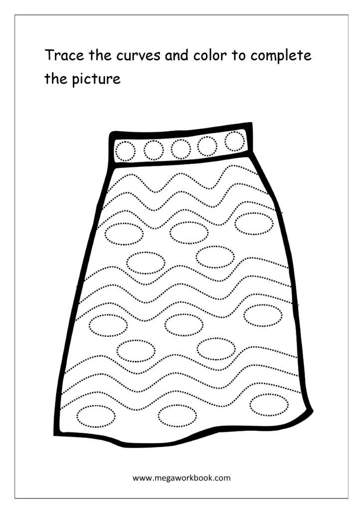 Tracing Straight Lines Worksheets