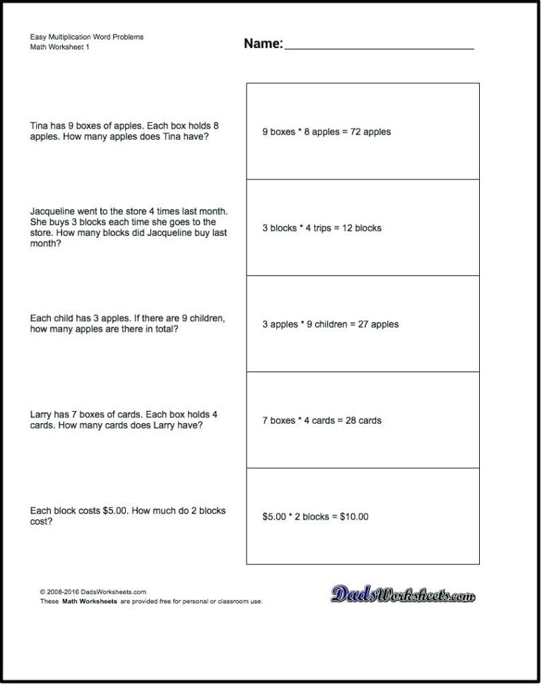 Free Printable Volume Worksheets – Superpageco