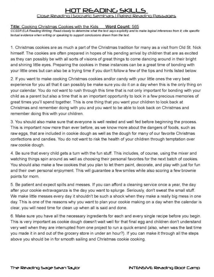 Free Reading Comprehension Ft Grade Freebies