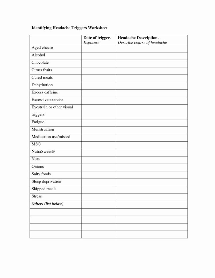 Free Relapse Prevention Worksheets Pictures  Misc Free