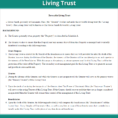 Free Revocable Living Trust  Create Download And Print