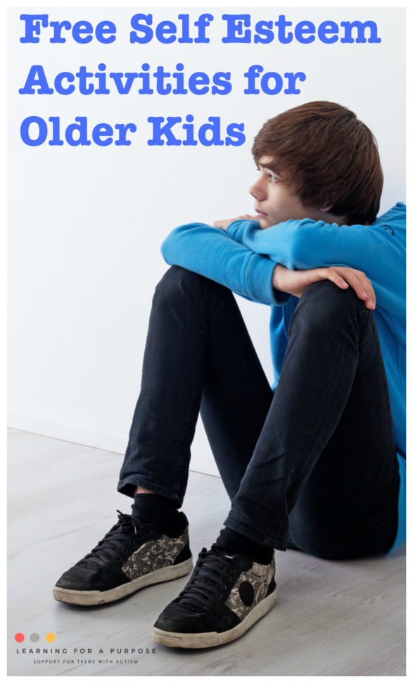 Free Self Esteem Activities For Older Kids  Learning For A