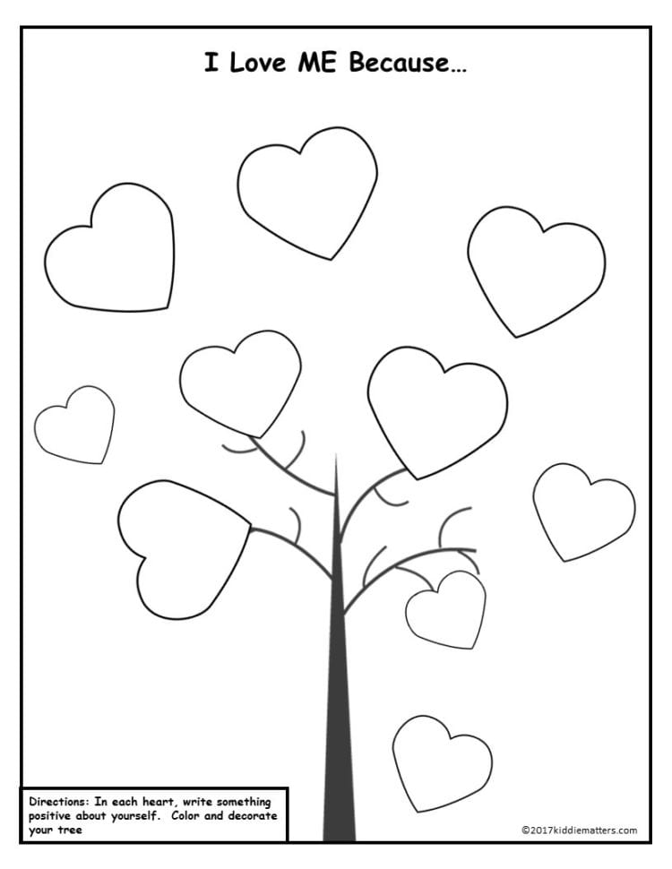 Free Selfesteem Resources For Kids  Kiddie Matters