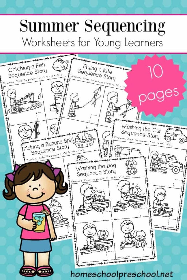 Free Sequencing Worksheets For Summer Learning