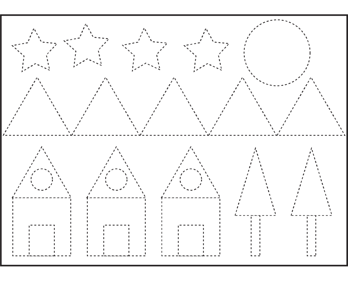 Free Shapes Worksheets  Activity Shelter