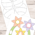 Free Spring Cut And Glue Worksheets  Easy Peasy Learners