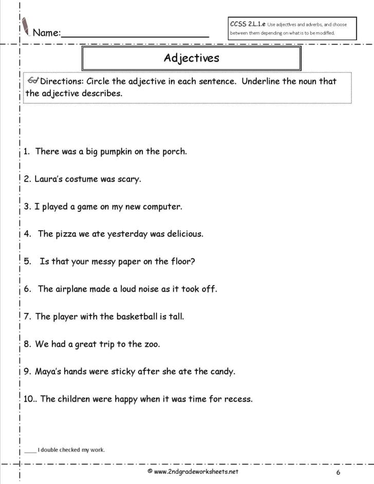 Adverb Worksheets 3Rd Grade