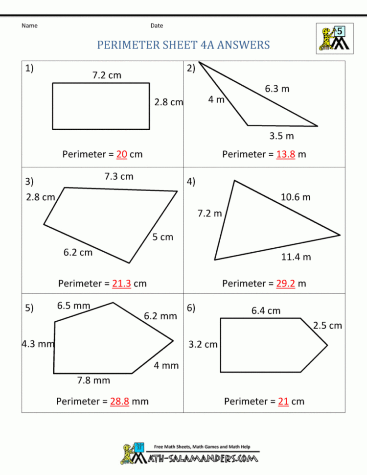 Free Worksheets For The Volume And Surface Area Of Cubes Rectangular