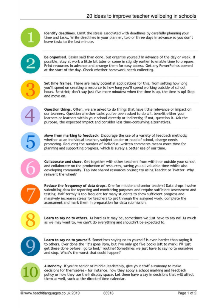 Staying On Task Worksheets