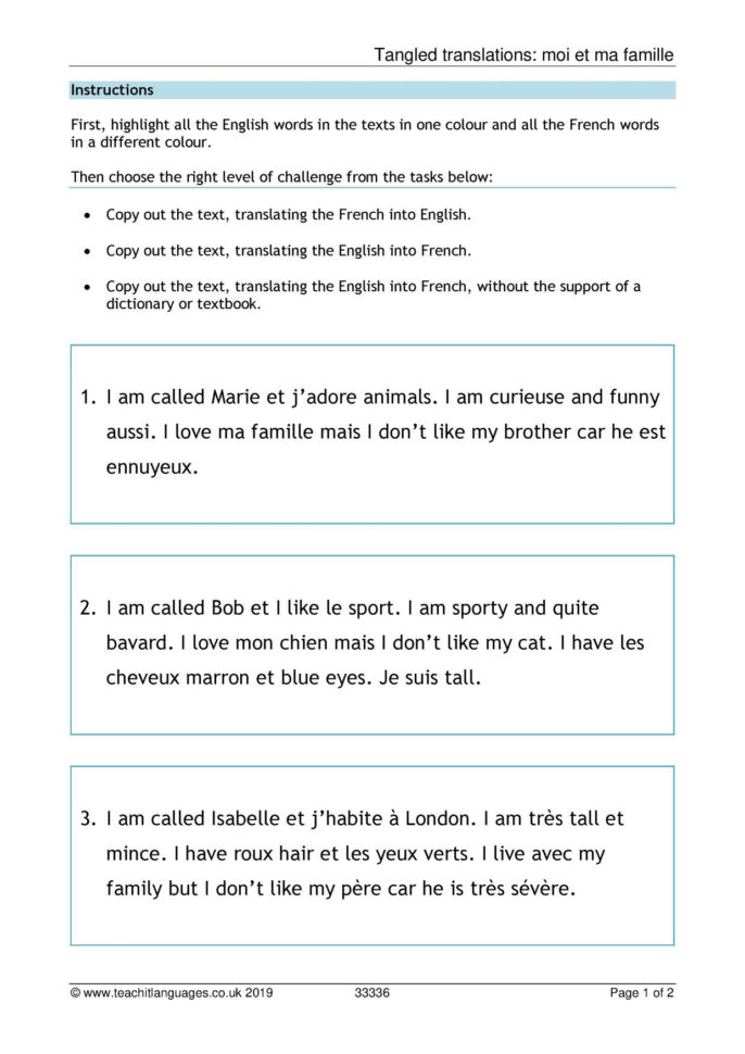 French Language Teaching Resources  Teachit Languages