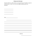 Friendly Letter Example 7Th Grade Writing Worksheets Format