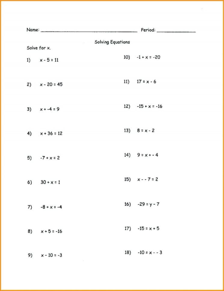 Frightening Math Word Problems 7Th Grade Printable
