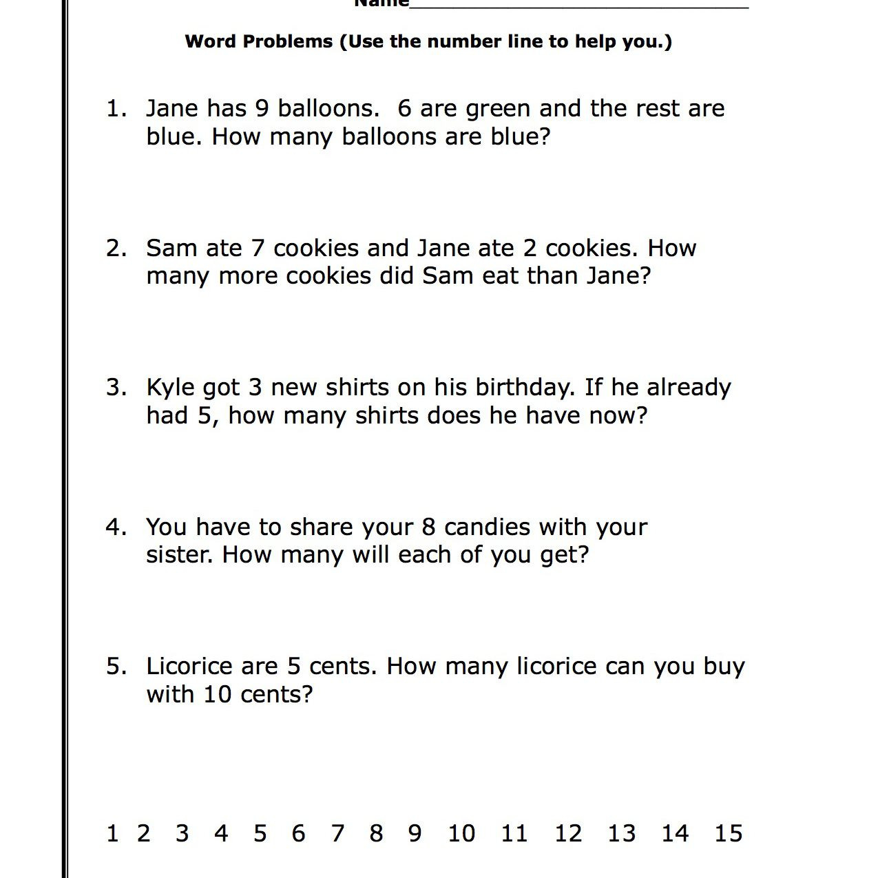 7Th Grade Math Word Problems Worksheets Db excel