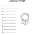 Ft Grade Spelling Worksheets Math Words Free Test