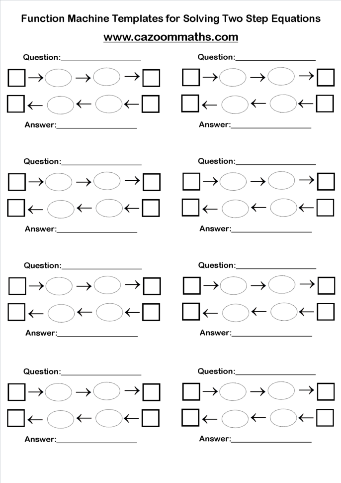Fun Algebra Worksheets  Ks3 And Ks4 Algebra Maths Resources