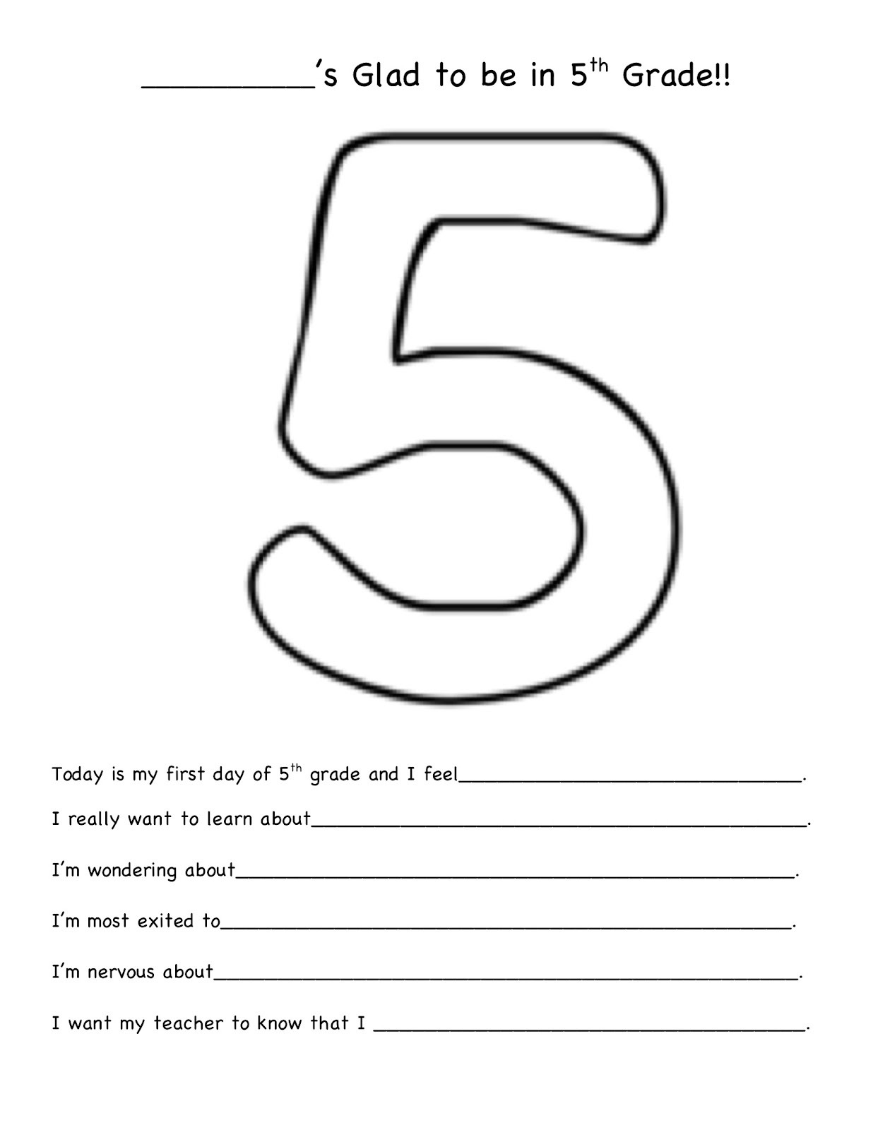 Fun Math Worksheets For 5th Graders