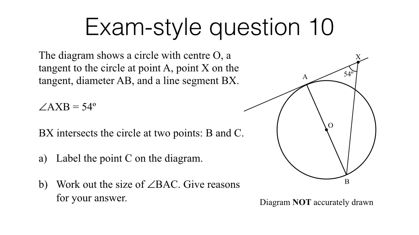 G10A – Circle Theorems – Bossmaths