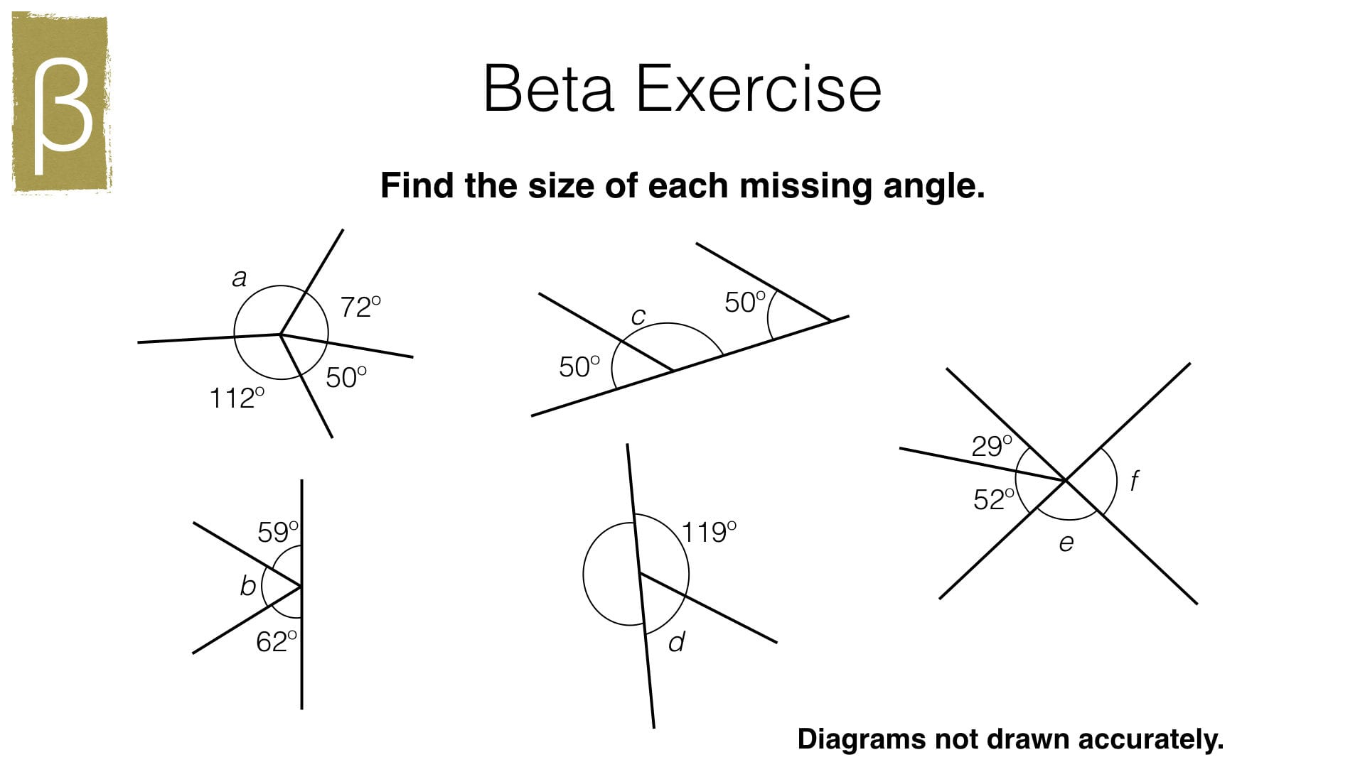 G3A – Angles At A Point Angles At A Point On A Straight