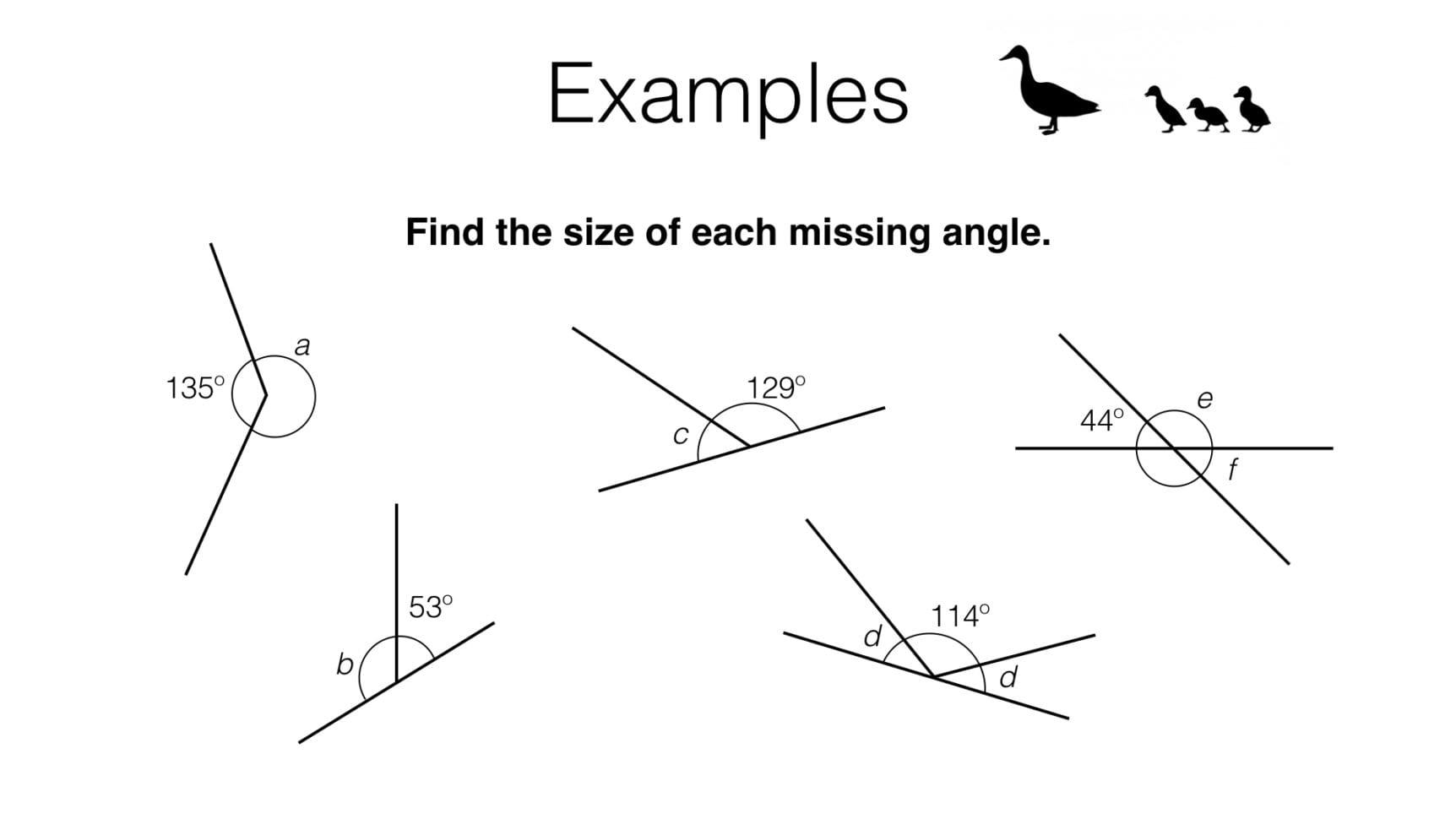G3A – Angles At A Point Angles At A Point On A Straight