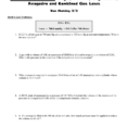 Gas Laws Worksheet 2 Boyle Charles And Combined Gas Laws