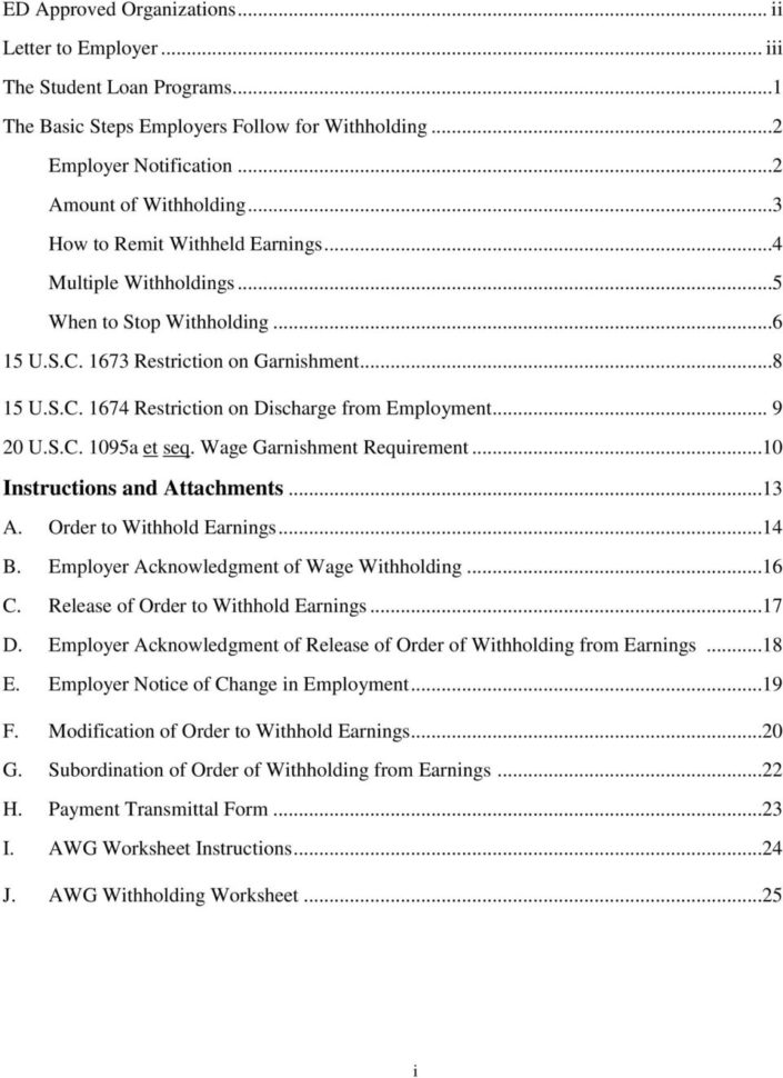 Ge Garnishment Federal Ge Garnishment Worksheet