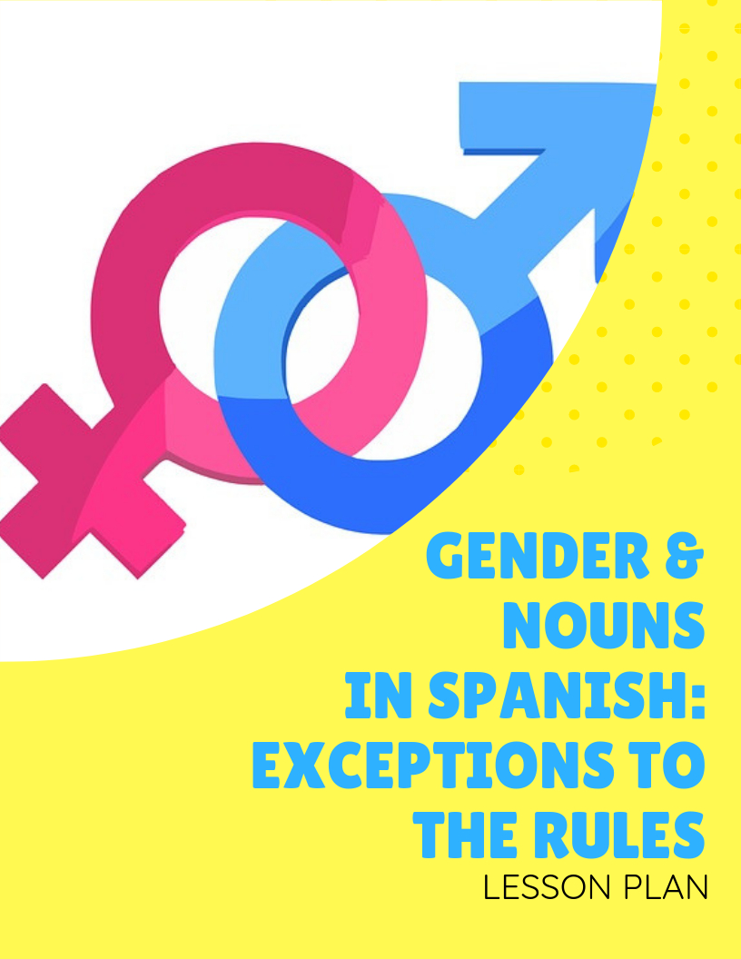 The Gender Of Nouns Spanish Worksheet Answers Db Excel Com