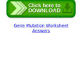 Genetic Mutations Worksheet Answers Math Worksheets Pogil