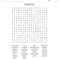 Genetics Word Search  Word