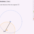 Geometric Constructions Perpendicular Bisector Video