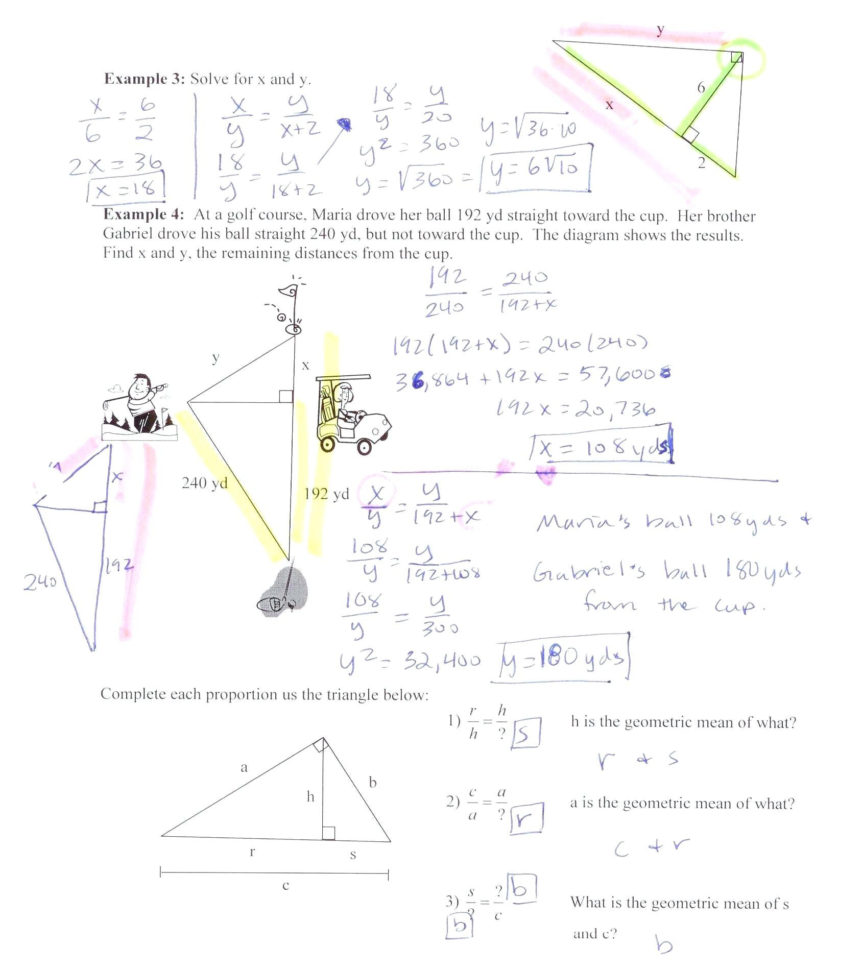 Geometric Proportions Worksheet Math Ratio And Proportion