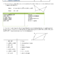 Geometry Chapter 7 Posttest Worksheet Key Problem  Concept