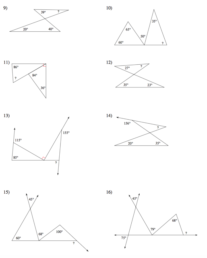 2 8B Angles Of Triangles Worksheet Answers 2 8B Angles Of Triangles Worksheet Answers