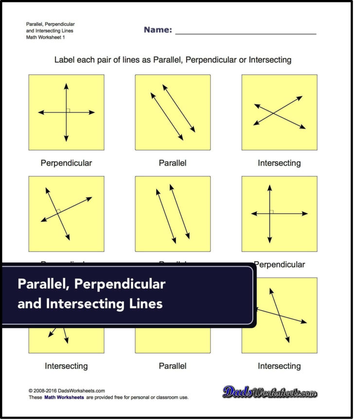 Geometry Parallel Lines Worksheet Answers — db-excel.com