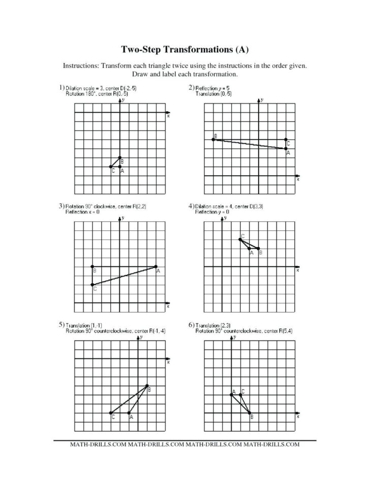 Reflections Practice Worksheet