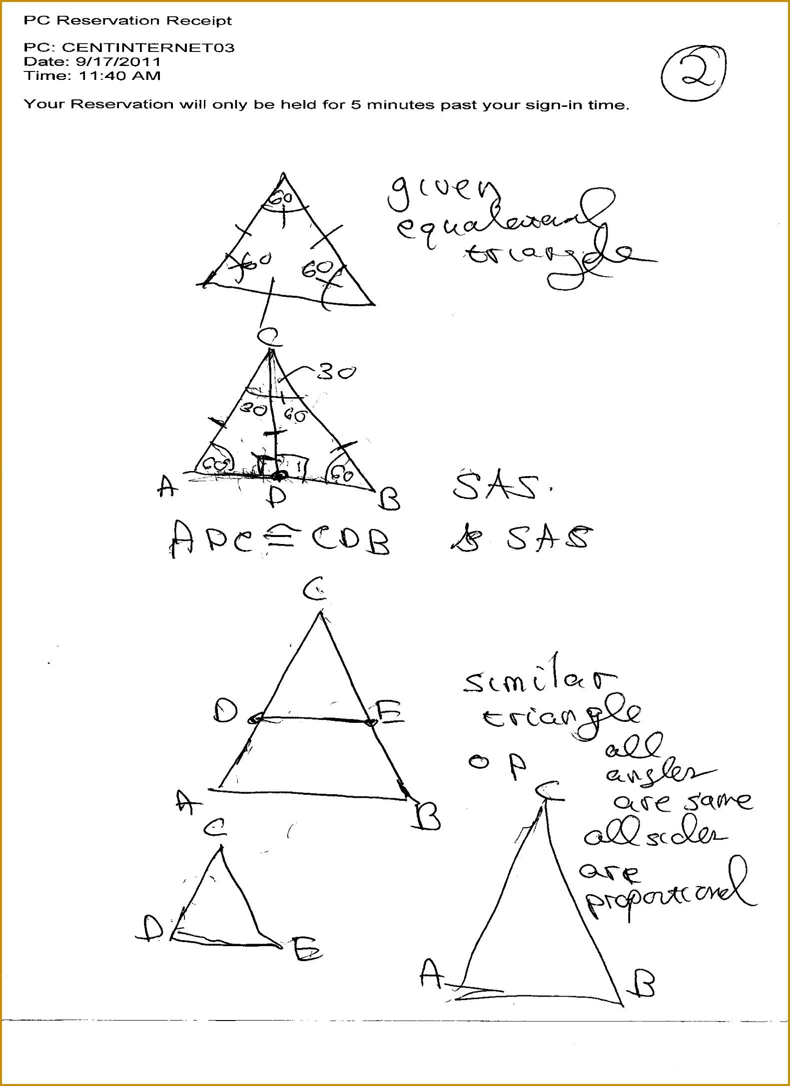 Geometry Worksheet Congruent Triangles Sss And Sas Answers — db-excel.com