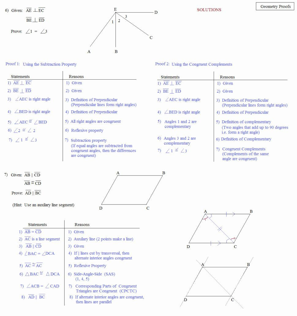 Basic Geometry Definitions Worksheet Answers — Db 0102