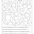 Geometry Worksheets For Students In 1St Grade