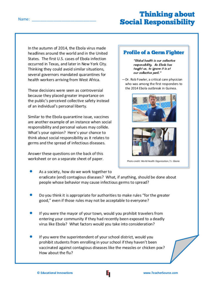 Germ Discussion Starters  Educational Innovations Blog