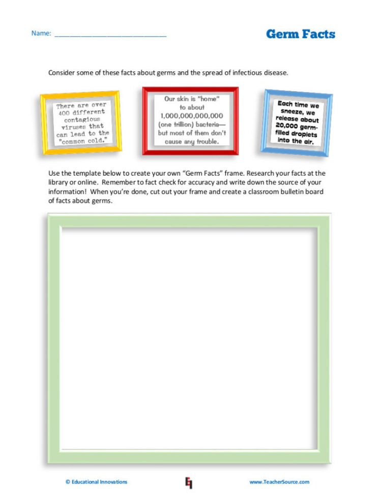 Germ Discussion Starters  Educational Innovations Blog